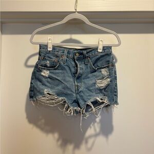 LEVIS-  Denim Women Shorts -